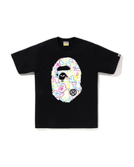 Neon Camo Big Ape Head Tee