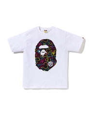 Neon Camo Big Ape Head Tee