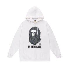 BAPE By Bathing Ape Leopard APE Head Pullover Hoodie