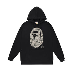 BAPE White Camo APE Head Pullover Hoodie