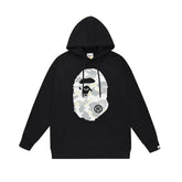 BAPE White Camo APE Head Pullover Hoodie