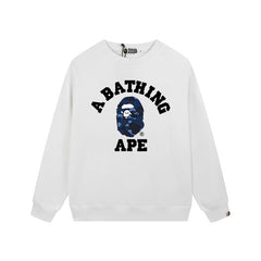 BAPE Blue Ape Head Graphic Crewneck Sweatshirt