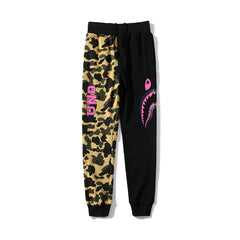 BAPE Shark Head Pants 3D Printed Casual Loose Men's and Women's Sports Casual Sanitary Pants Order Light Mature Casual Mid Waist (17)