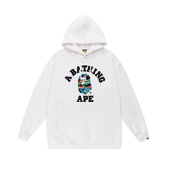 BAPE Multi-Camo College Logo Pullover Hoodie