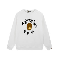 BAPE Circular College Logo Crewneck Sweatshirt