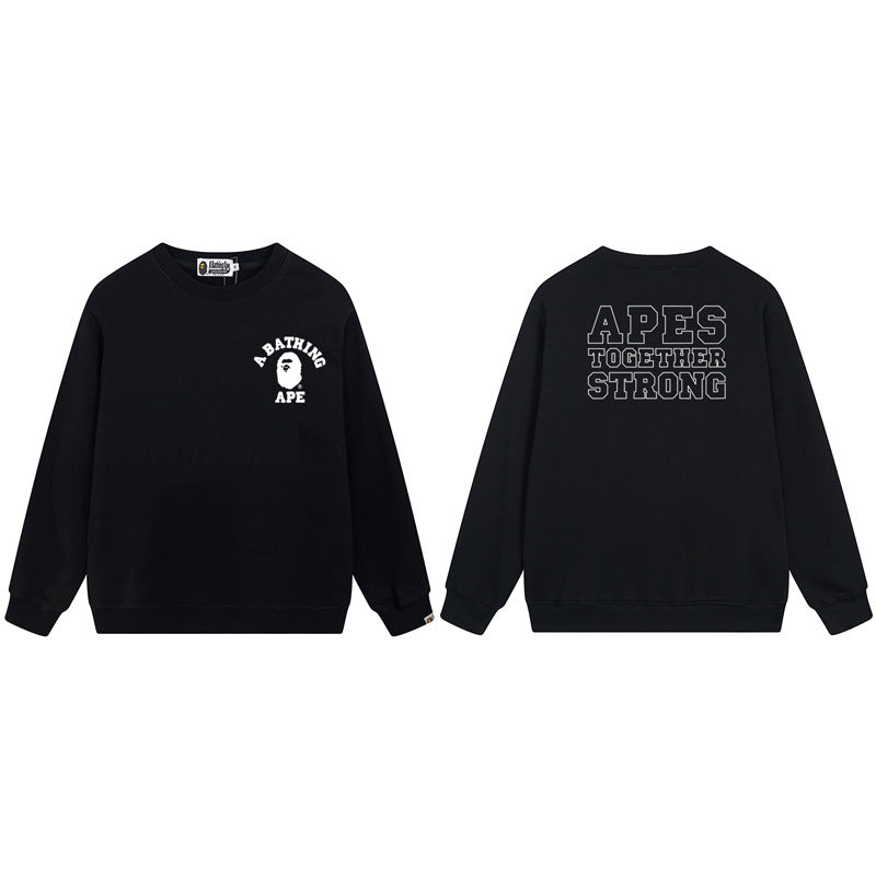 BAPE Apes Together Strong Graphic Crewneck Sweatshirt