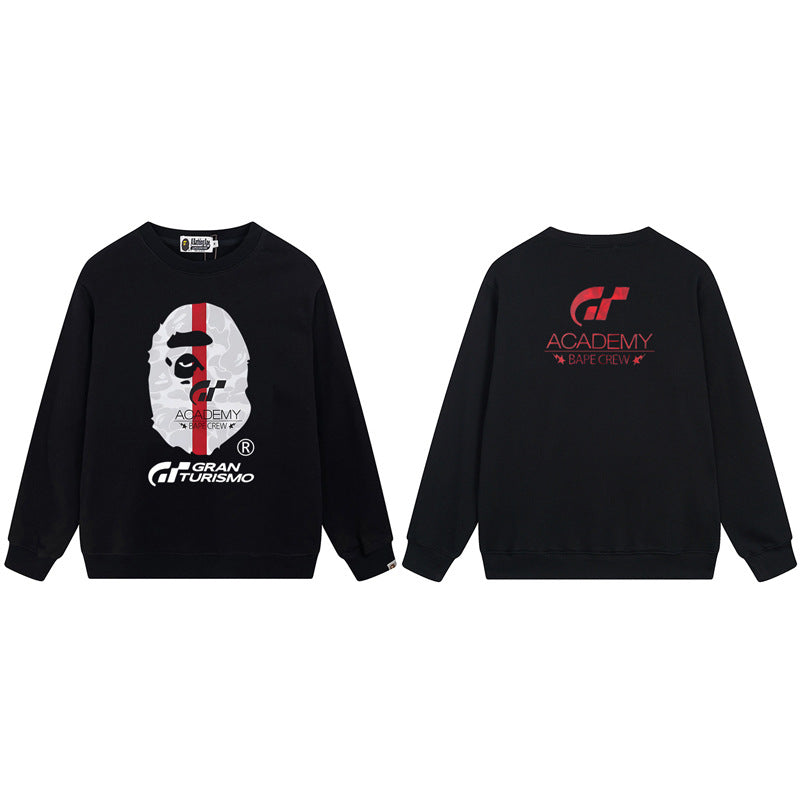 BAPE Academy Graphic Crewneck Sweatshirt