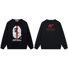 BAPE Academy Graphic Crewneck Sweatshirt