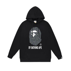 BAPE By Bathing Ape Leopard APE Head Pullover Hoodie