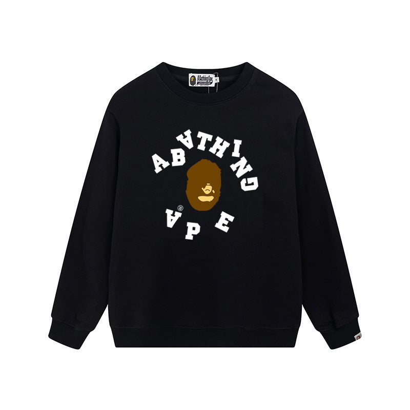 BAPE Circular College Logo Crewneck Sweatshirt