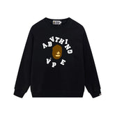 BAPE Circular College Logo Crewneck Sweatshirt