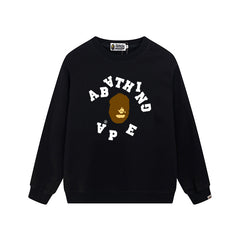 BAPE Circular College Logo Crewneck Sweatshirt