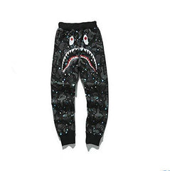 BAPE Shark Head Pants 3D Printed Casual Loose Men's and Women's Sports Casual Sanitary Pants Order Light Mature Casual Mid Waist (3)