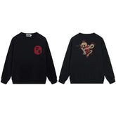 BAPE Dragon Graphic Embroidery Crewneck Sweatshirt