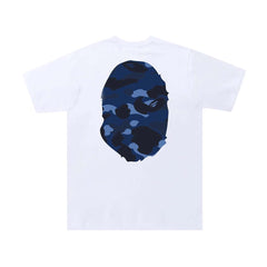 BAPE Color Camo Big Ape Head Tee 'White/Navy'