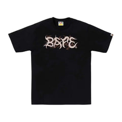 BAPE Trial Camo Logo Tee Black