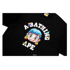 BAPE x Mr. College Tee Black