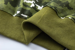 BAPE Shark Full Zip Snowflake Camo Hoodie (Green)
