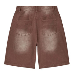 Vale Forever 1980s Patches Shorts Brown