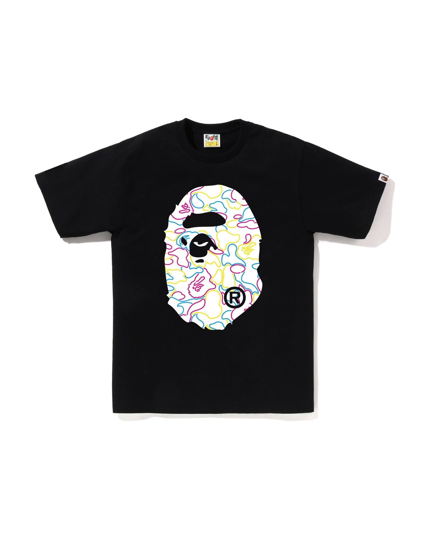 Neon Camo Big Ape Head Tee