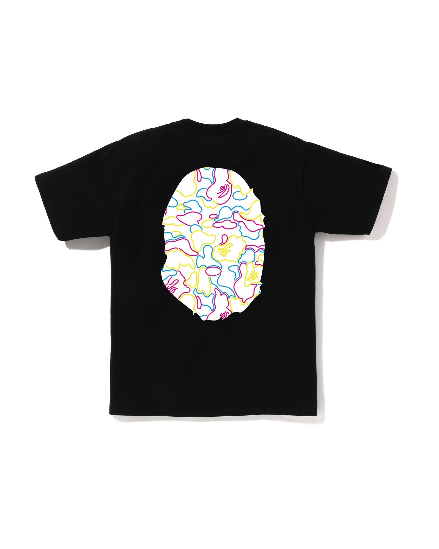 Neon Camo Big Ape Head Tee