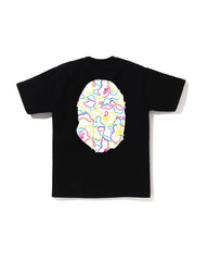 Neon Camo Big Ape Head Tee
