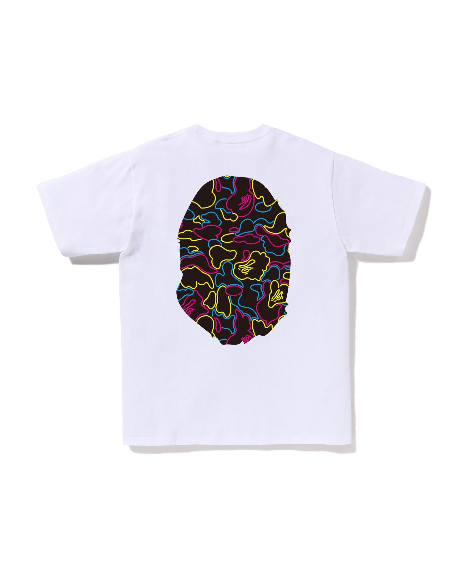 Neon Camo Big Ape Head Tee