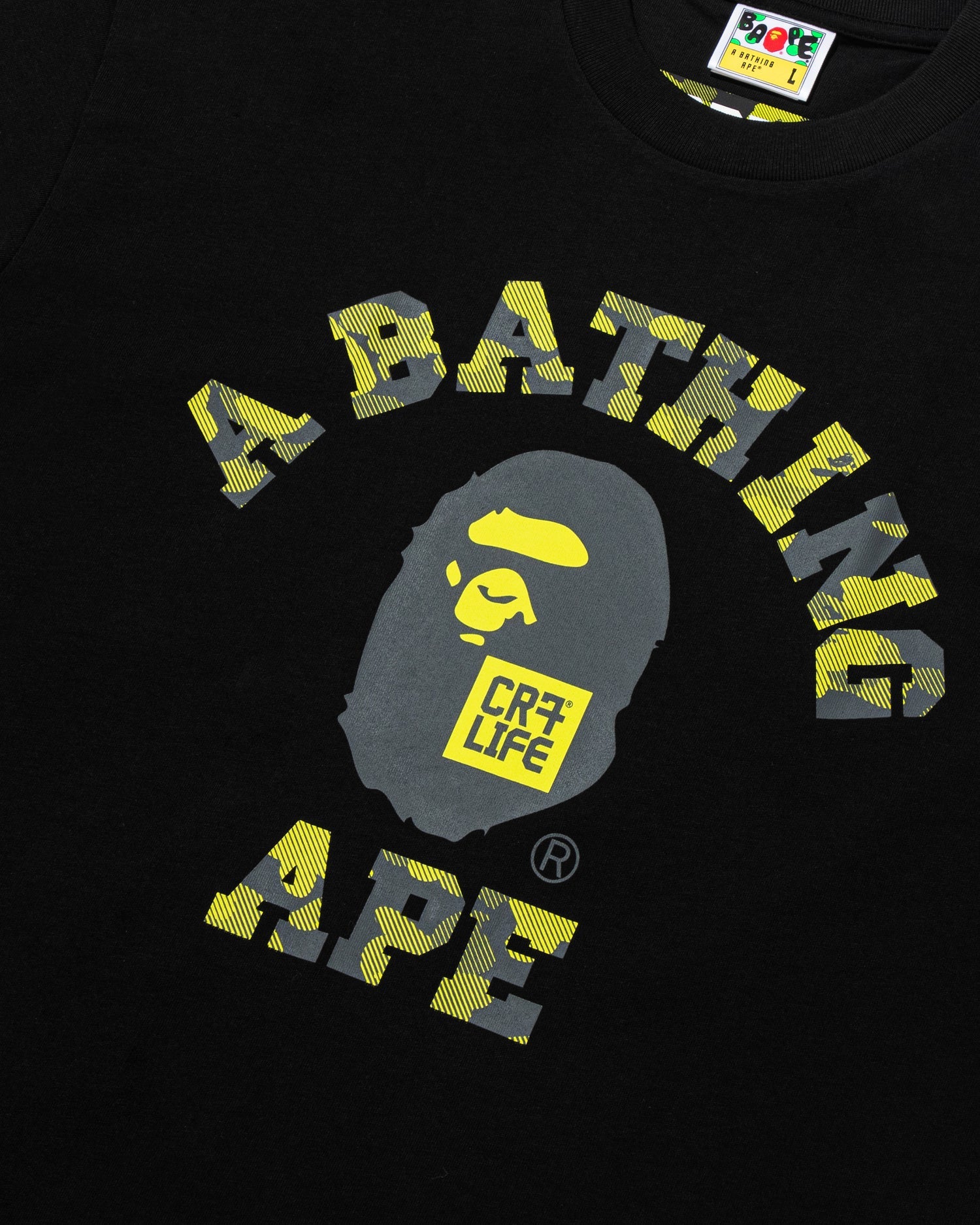 BAPE X Cr7 Life College Relaxed Fit Tee