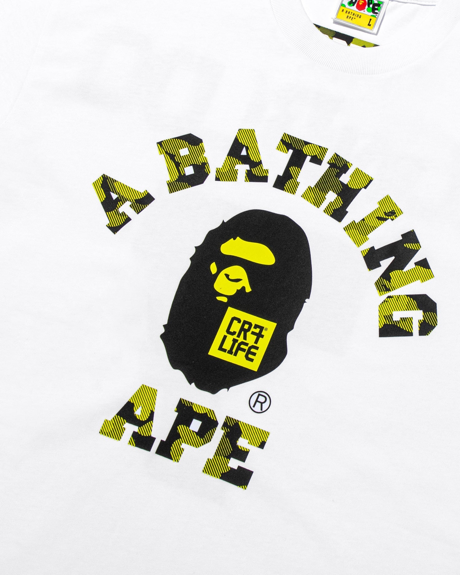 BAPE X Cr7 Life College Relaxed Fit Tee