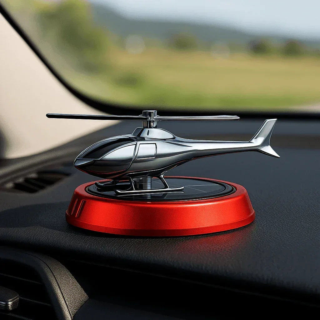 Helicopter Car Air Freshener - Dashboard Decoration