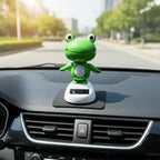 Frog Bobblehead – Solar Powered Shaking Head Car Ornament