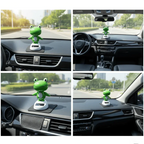 Frog Bobblehead – Solar Powered Shaking Head Car Ornament