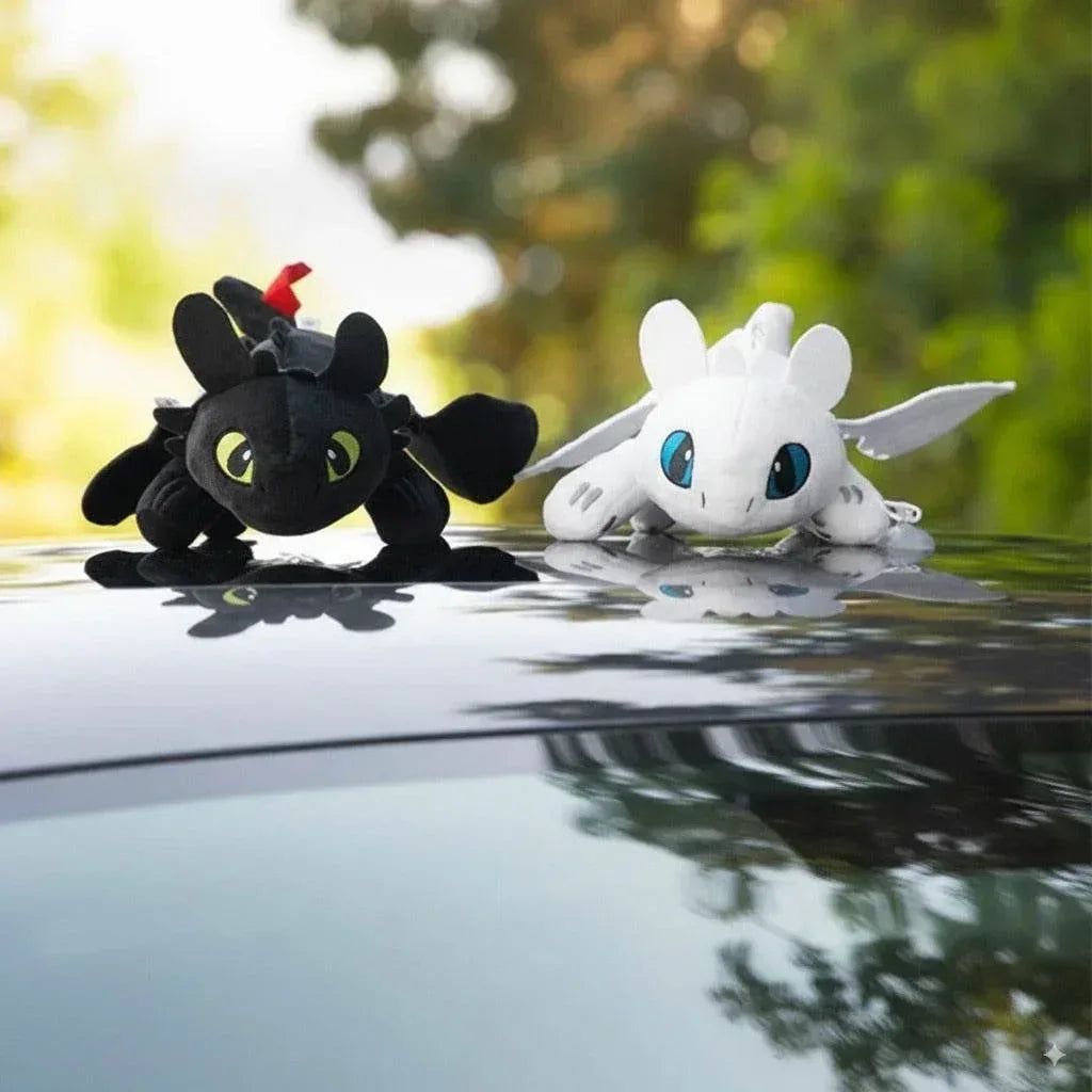 Toothless & Light Fury Dragon Car Roof Decoration