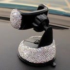 Crystal Rhinestone 360° Universal Car Phone Holder Dashboard Vent