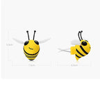 AutoVibe Cute Bee Car Air Freshener - Vent Clip Perfume Diffuser