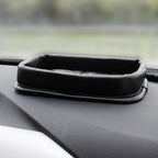 PU Leather Dashboard Console Organizer Storage Box Phone Keys Coin