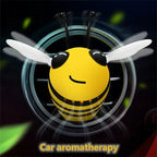 AutoVibe Cute Bee Car Air Freshener - Vent Clip Perfume Diffuser