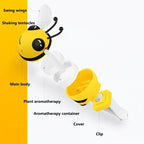 AutoVibe Cute Bee Car Air Freshener - Vent Clip Perfume Diffuser