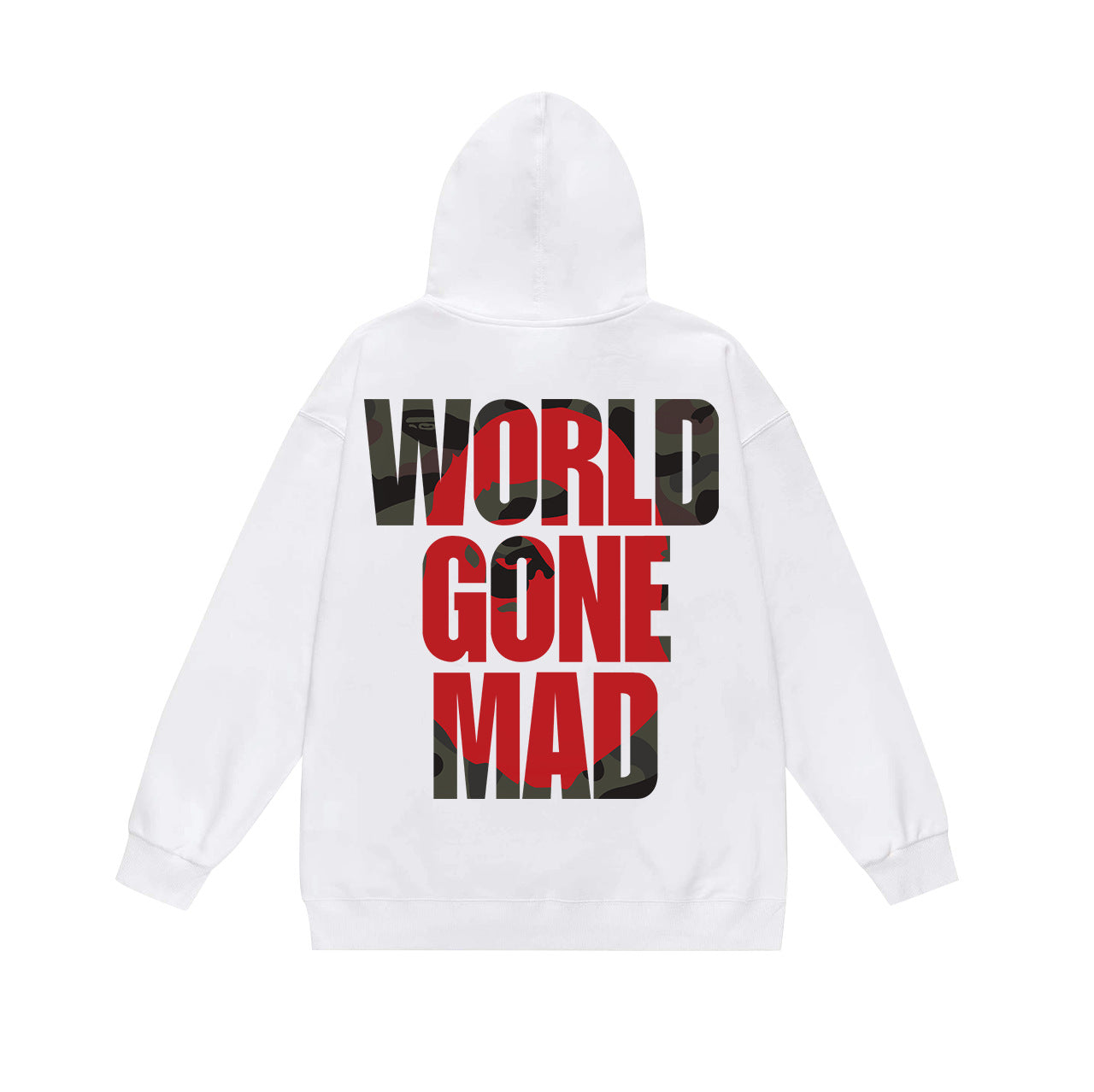 BAPE World Gone Mad APE Head Pullover Hoodie