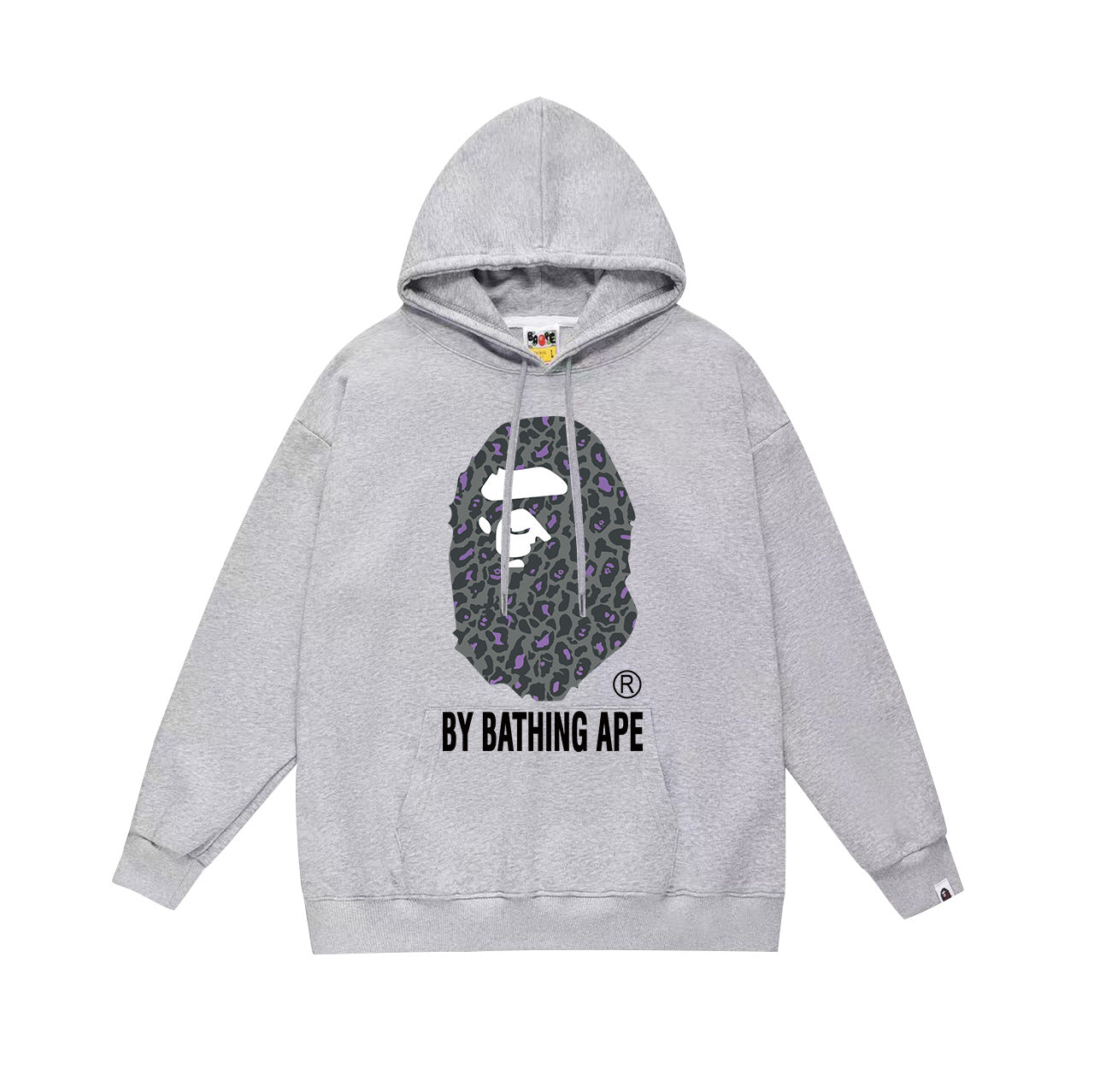 BAPE By Bathing Ape Leopard APE Head Pullover Hoodie