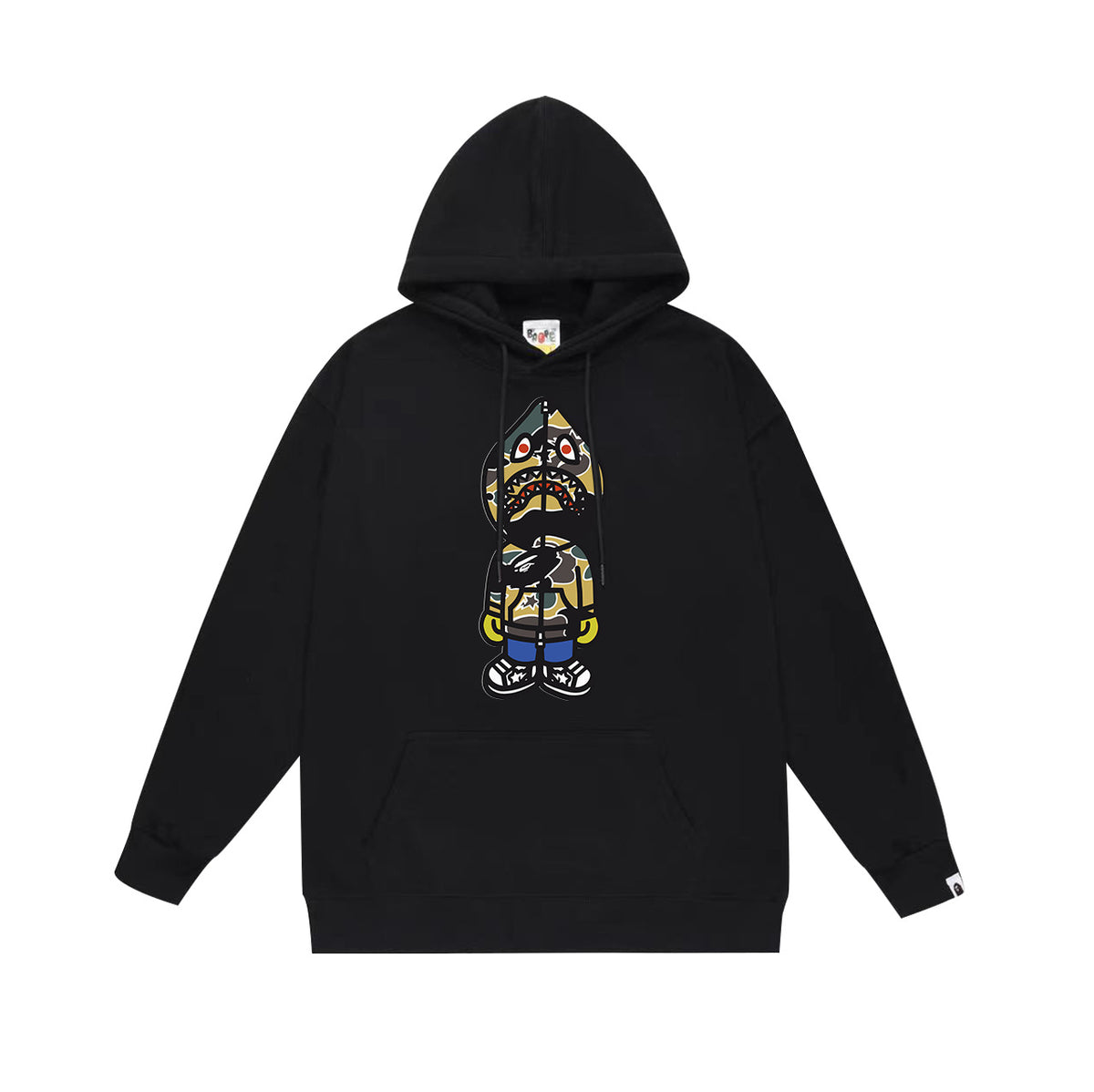 BAPE Baby Milo Shark Figure Pullover Hoodie
