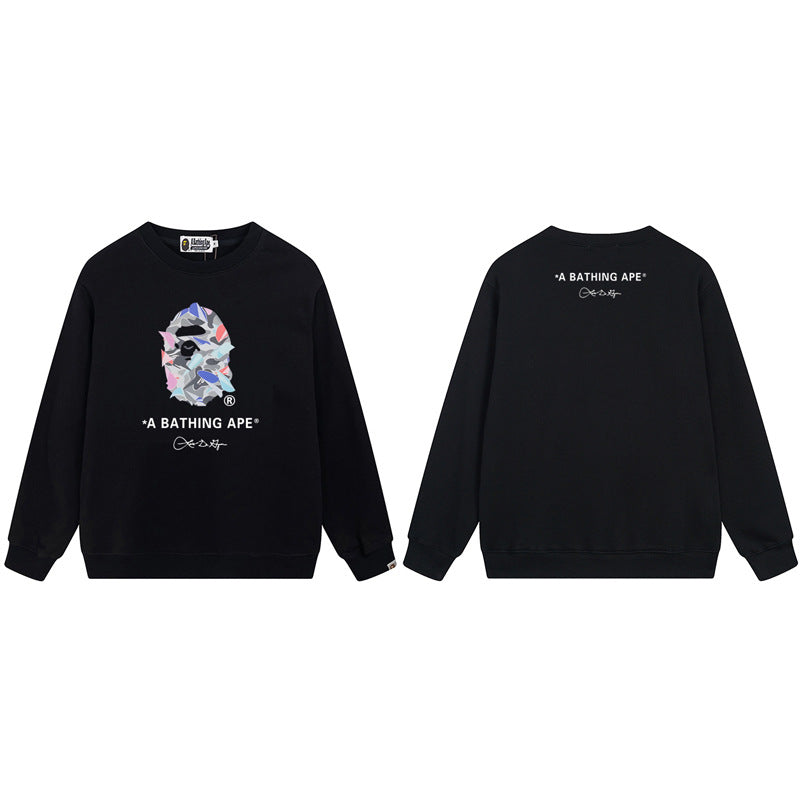 BAPE Colorful Ape Graphic Crewneck Sweatshirt