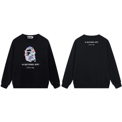 BAPE Colorful Ape Graphic Crewneck Sweatshirt