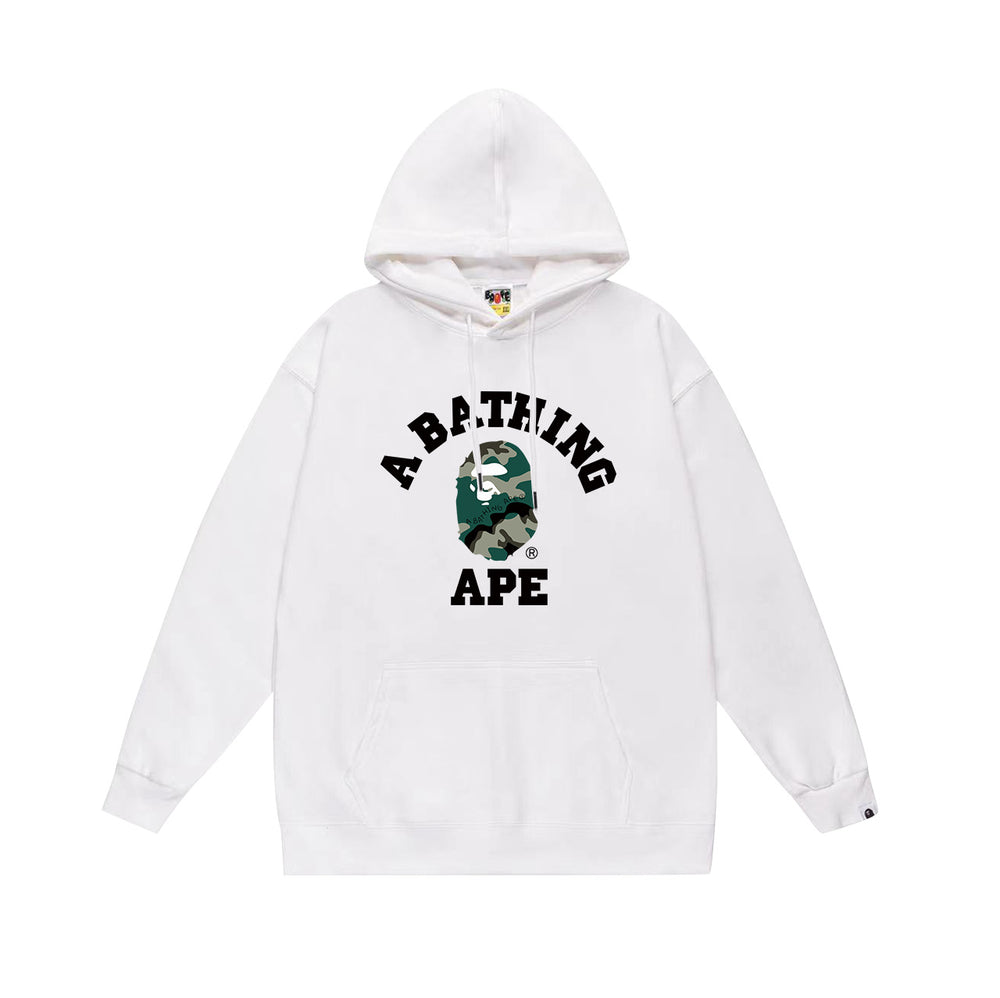 BAPE Blue Camo APE Head Pullover Hoodie