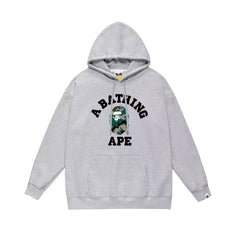 BAPE Blue Camo APE Head Pullover Hoodie