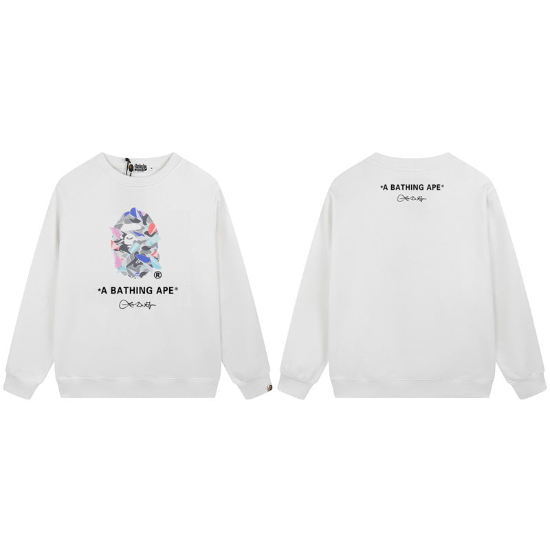 BAPE Colorful Ape Graphic Crewneck Sweatshirt