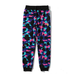 BAPE Shark Head Pants 3D Printed Casual Loose Men's and Women's Sports Casual Sanitary Pants Order Light Mature Casual Mid Waist (15)