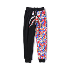 BAPE Shark Head Pants 3D Printed Casual Loose Men's and Women's Sports Casual Sanitary Pants Order Light Mature Casual Mid Waist (6)
