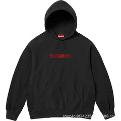Supreme Motion Logo Hooded Sweatshirt -  Black