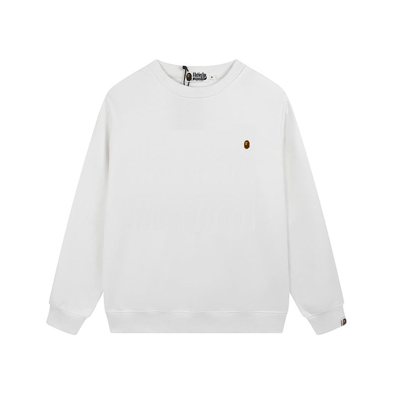 BAPE Minimalist Small APE Head Patch Crewneck Sweatshirt
